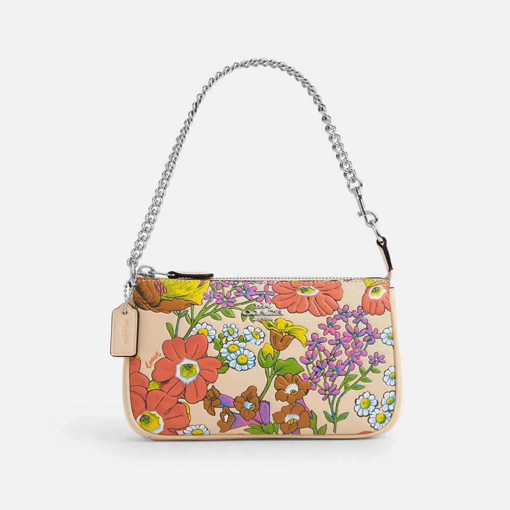Coach Floral Multicolor Wristlet